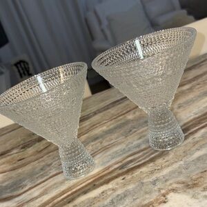 Cocktail glasses